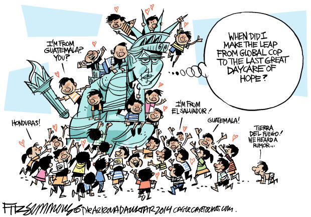 Daily Fitz Cartoon: Boarder blues